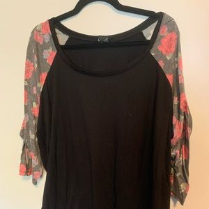 Torrid super soft floral shirt